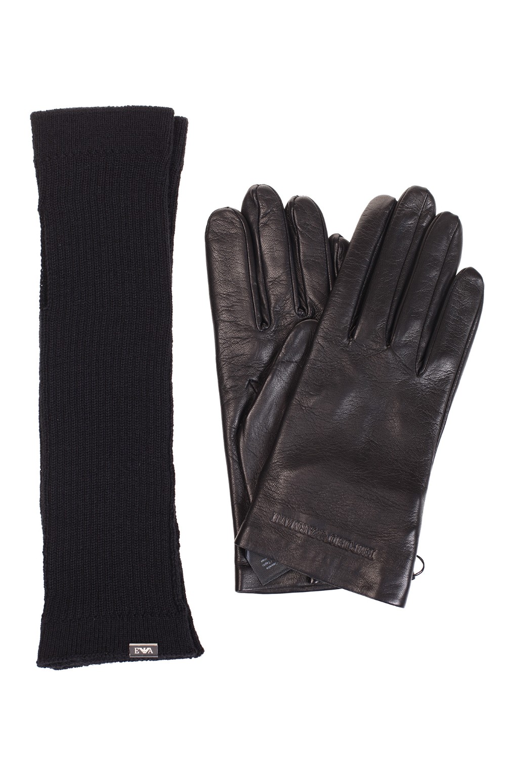 shop EMPORIO ARMANI  Guanti: Emporio Armani guanti in pelle.
Logo ricamato.
Composizione: 100% Pelle.
Fabbricato in Italia.. 624139 CC203-00152 number 3805607